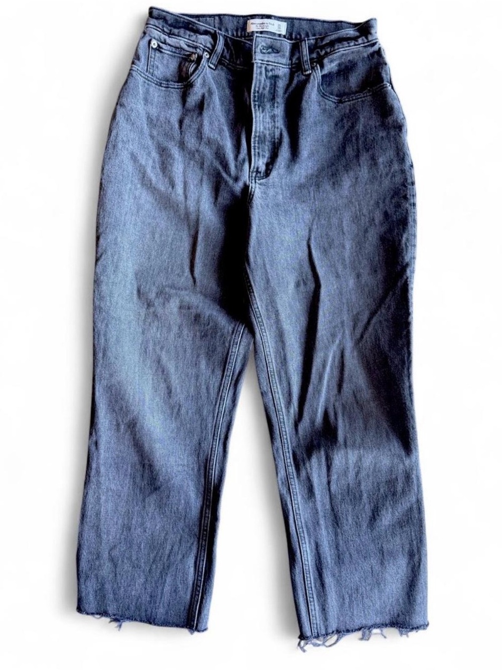 Abercrombie & Fitch Curve Love 90s Straight Ultra High Rise Jeans